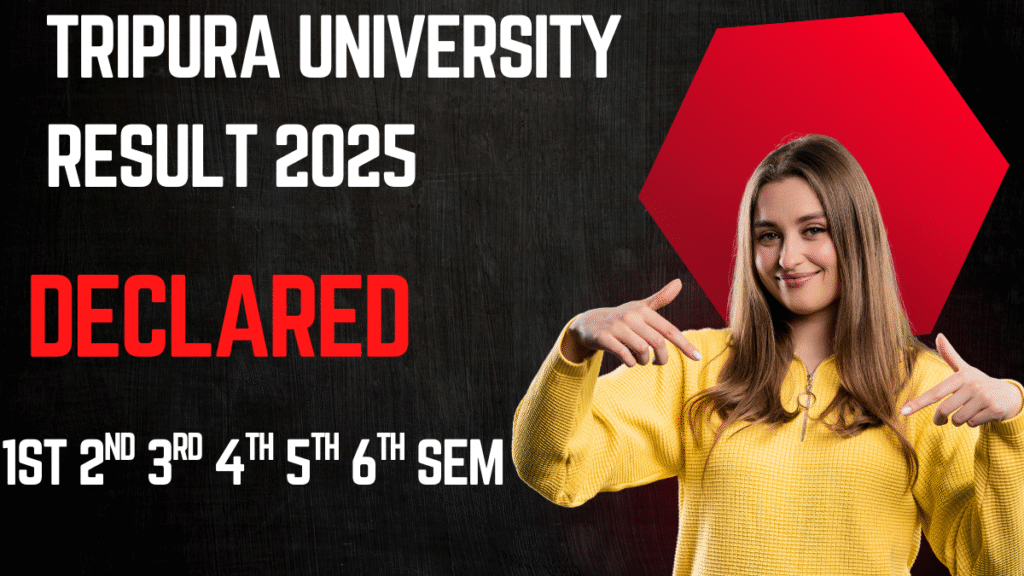 Tripura University Result 2025