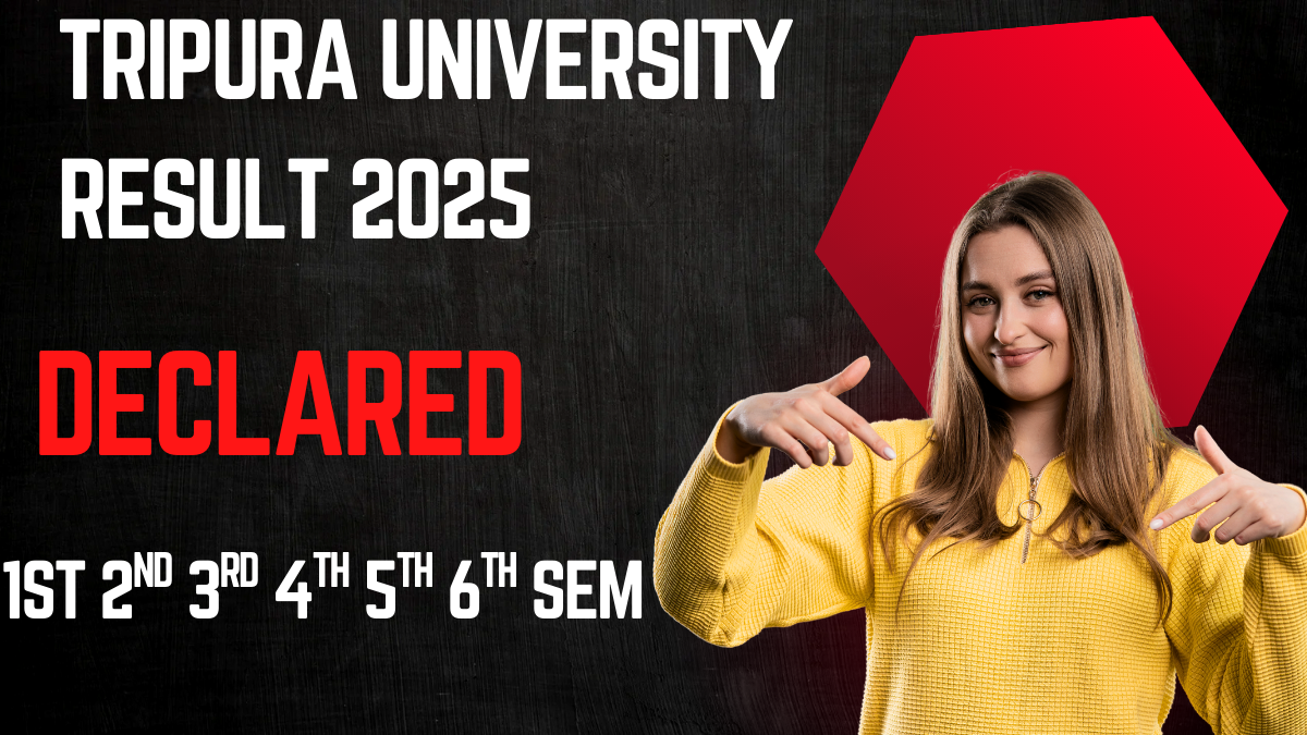 Tripura University Result 2025